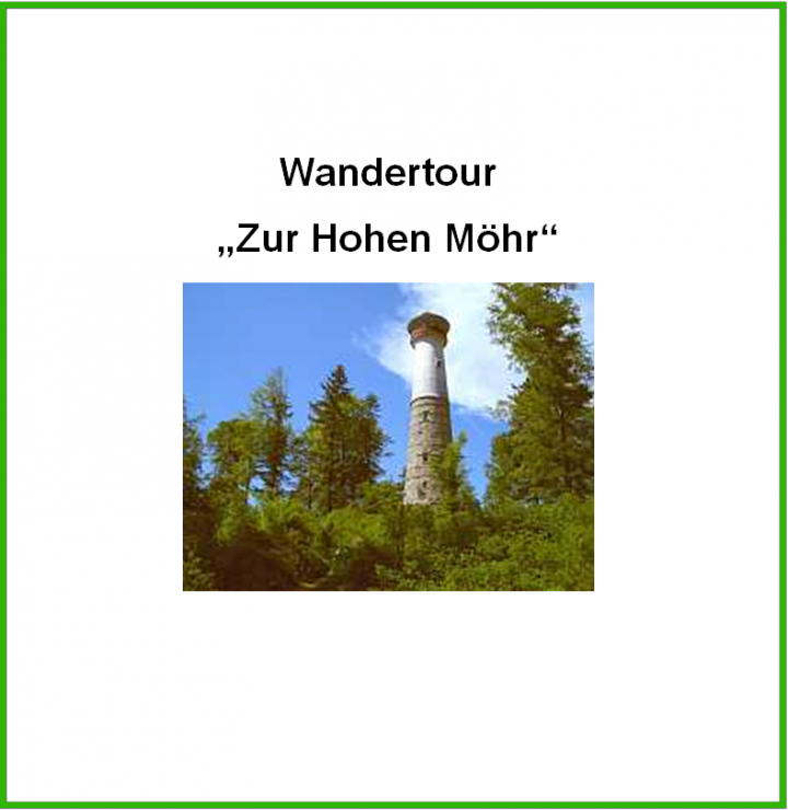 Titelbild "Wandertour Hohe Möhr"