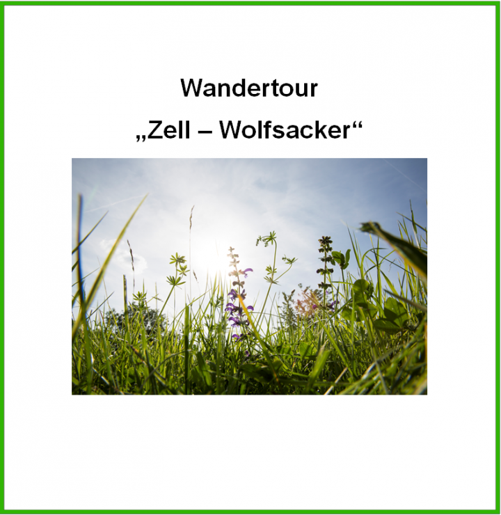 Titelbild "Wandertour Zell - Wolfsacker"