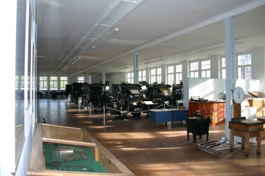 Innenraum des technischen Museums in Schopfheim Fahrnau